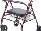 Moving Walker With Seat Bucket Rollator