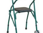 Moving Walker with Seat Wheel