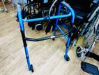 Moving Walker With Wheels Height Adjustable