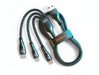 MOXOM 3 in 1 Fast Charging Cable MX-CB102