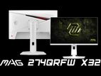 MSI 27" 2K 320HZ IPS Gaming Monitor