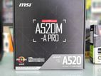 MSI A520 M-A Pro Motherboard Ddr4 Brand New