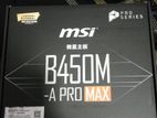 Msi B450m a Pro Max