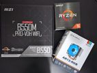 Msi B550 M Pro Vdh Wifi Mb with Amd Ryzen 5