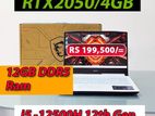 MSI Core i5 -12th +RTX 2050 +12GB DDR5 |Condition 100% Laptops