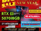 MSI Core i7 -14th KATANA RTX 5070 +Brandnew Limited Offer