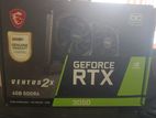 MSI GeForce RTX 3050 Ventus 2X OC Edition 6GB GDDR6 Graphics Card