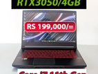 MSI GF63 Thin 11UC |Core i7 - 11800H 11th Gen|8GB Ram|RTX 3050/4GB|512GB