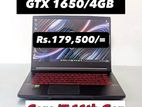 MSI GF63 Thin 11UC Core i7-11th Gen 8GB Ram GTX 1650/4GB VGA Laptop