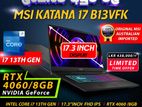 MSI KATANA (Australia)Core i7 13th Gen(RTX 4060/8GB)17.3 Inch 144Hz Laps