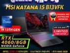 MSI KATANA Core i9 -13th Gen +RTX 4060 +Australia Imported Laptops