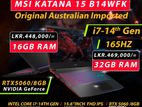 MSI KATANA i7 -14th +RTX 5060 +32GB DDR5 |Gaming Laptops Brandnew
