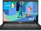 MSI Modern 14 + I5 12th Gen 16GB Ram 512 Gb N Vme