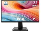 MSI PRO MP225 E12VL 21.5" Inch 120Hz 1ms FHD Slim Frameless Monitor