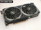 Msi RTX 3060 12GB Used Graphic Cards