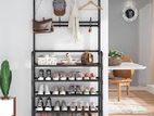 Multi-Corner Simple Floor Cloth and Shoe Rack