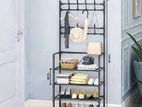 Multi Corner Simple Floor Cloth, Hat & Shoe Rack