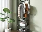 Multi-Function Corner Coat Rack and 3 Layers