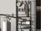 Multi Hat & Shoe Simple Floor Rack
