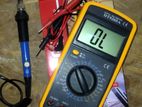 Multimeter and Soldering Iron