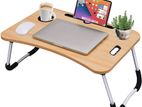 Multipurpose Foldable Laptop Table with Cup Holder