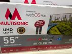 Multisonic 55" WebOS Smart TV LG Panel Magic Remote