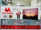 MULTISONIC 65" FRAMELESS 4K ULTRA HD SMART TV