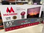 Multisonic 65" QLED Smart TV Genuine LG Panel