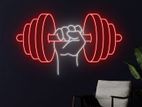 Muscle Neon Sign Gym Room Decoration Led Personalized Si