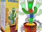 Musical Dancing Talking Green Cactus Toy