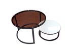 Mx-dx-009 Golden/ White/ Grey(AP-25) Coffee Table