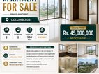 (NA641) 2BR Apartment for Sale in Colombo 03