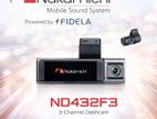Nakamichi ND432F3 3 Channel Dash Cam 4K + Interior Rear | WiFi Camera
