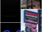 Name Boards signs Neon Led Cladding acrylic mesh