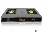 National Double Burner Gas Stove 2026 Teflon Coated