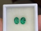 Natural Emerald Pair