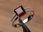 Natural Gem Stone with Rings