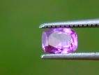Natural pink sapphire gem