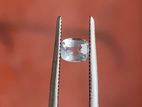 Natural white sapphire unheated 0.73ct