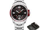 Naviforce 9215S Stainless Steel Watch For Men