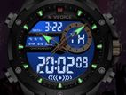 Naviforce Digital Men Military Watch Waterproof Wristwatch