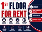 (NCR625) Commercial 1st Floor Unit for Rent in Kirulapone