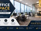 (NCR715) Office Space for Rent in Colombo 07