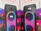 NDR 810 Party Box Speaker with 2 Wireless Mic