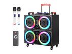 NDR-8888 Portable Amplifier Trolley Double Horn Speaker(New)