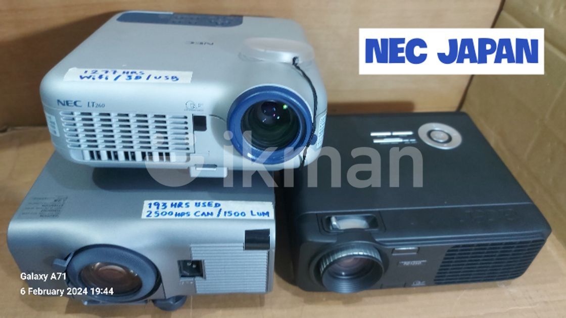 Nec projectors for Sale in Nugegoda ikman