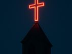 Neon Cross for Church & Home