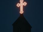 Neon cross Illuminate Faith with Timeless Glow