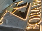 Neon Led sign infinity letters 3D vacuum forming