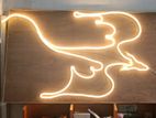 Neon Wall Art Dragon